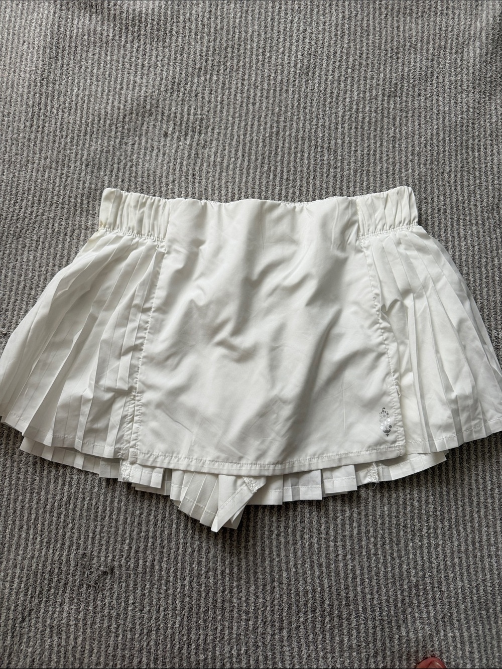 FP Movement by Free People White Pleated Tennis Pickleball Golf Skort